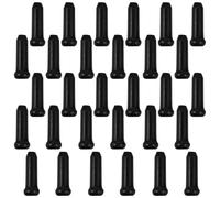 30pcs Bike Cable Ends, Alloy Brake Cable End Caps, Road Mountain Bikes Brake Tips Crimps, Gear Ferrules for Bicycle Brake Cable Shifter (Black)