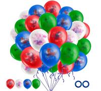 30PCS Birthday Balloons Set, Spider Theme Birthday Balloons for Kids Party, Balloons Pack Boys Girls Fans, Birthday Theme Latex Party Balloon Arch for Kids' Party Balloons
