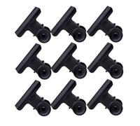 30pcs Black Metal Note Clips for Organizing, Strong Holding Power
