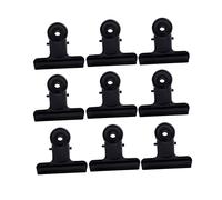 30pcs Black Metal Note Clips for Secure Document Holding