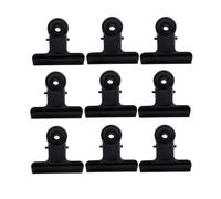 30pcs Black Metal Note Clips for Strong Holding and Organizing Papers