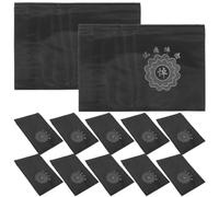 30pcs Black Mourning Armband Family Members Adjustable | Polyester Textile, Quick Closure Buckles, Soft Touch, Secure Upper-arm Fit for Processions and Remembrance Occasions