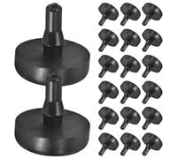 30pcs Black Rubber Clutch Pedal Stop Pad for Vehicle Switch Repair