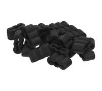 30pcs Black Rubber Drawer End Stoppers for Metal Slides, Cabinets