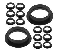 30pcs Black Rubber Parking Radar Seal Ring with Built in Base for Car