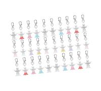 30Pcs Blessing Keychain for Nurse Doctor Teacher Guest Christening Baby Showers Birthday Wedding Giveaway Assorted Colors Keychain
