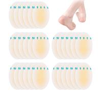 30PCS Blister Plasters for Feet Invisible Hydrocolloid Gel Blister Bandages Blister Cushion Pads Water Resistant Bandages Heels Protector Blister Cushions for Heel, Toe & Foot
