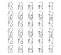 30Pcs Book Shape Metal Paper Clips Small Document File Clamps Decorative Bookmarkers for Office School Metal Clips for Office
