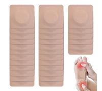 30PCS Bunion Plasters Adhesive Bunion Pads Reduce Rubbing Blister Bandages Provide Buffering and Protection Bunion Cushions Pad for Corn Removers and Relief Painful Corns Bruises