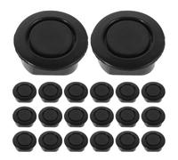 30pcs Car Rear Bumper Radar Hole Cover Plug, Plastic Black Trim Cap | Rear Bumper Cover without Sensors, Front Bumper Trim Cover, Repair Use, Consistent Texture