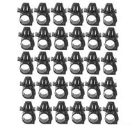30Pcs Car Wiring Harness Fastener Lock Kit, Fit for Most Passenger Vehicles, Secure Snap-Lock Wire Cable Hose Routing Clips, Black Plastic