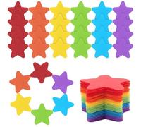 30Pcs Carpet Spot Markers, Windspeed 6 Colors Carpet Markers for Classroom Number Spot Floor Dots (30)