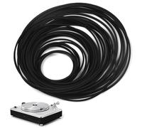 30Pcs Cassette Belts, 40-135mm Mixed Square Rubber Recorder Turntable Belt Replacement 1mm Width Low Noise & Smooth for Repair CD DVD Drives