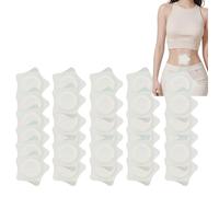 30Pcs Castor Oil Pack Wrap,Cast-or O-il Packs,Self-Adhesive Cas-tor Oil Patches,Disposable Ca-stor Oi-l P-ack,Castor O-il Pa-ck Wrap for Belly Button(O-il Not Included)