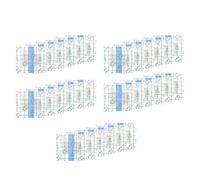 30pcs Castor Oil Pack Wrap for Belly Button, 2.35x2.75 Inch Self-Adhesive Organic Cotton Disposable Castor Oil Patch Patches Pads Cover for Navel, High Absorbent