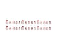 30pcs Cat Eyes Short Co Press Nails Full Coverage Fake Nails Sparkle Artificial Nails for Women Nails