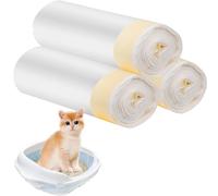 30Pcs Cat Litter Tray Liners - 104X45CM Cat Litter Bags with Drawstrings - Durable Heavy Duty Scratch Resistant and Leak Proof Large Liner Bags for Pet Litter Box