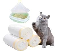 30Pcs Cat Litter Tray Liners - 58 x 35CM Large Extra Cat Litter Liners with Drawstring, Heavy Duty Scratch Resistant Bags and Leak Proof Litter Tray Bags for Pet