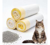 30Pcs Cat Litter Tray Liners, PalNests Self-Cleaning Cat Litter Bags Liners with Drawstring Scratch, 60X30 cm, Resistant, Leak Proof and Heavy Duty Liner Bags for Pet Automatic Cat Litter Box Liners