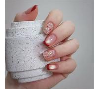 30pcs Cats Eye Short Coffin Press On Nails Full Covers False Glitters Artificial Stick On For Women Office Wear Nail