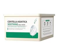 30PCS Centella Asiatica Face Mask - Hydrating Daily Mask Sheet - Moisturizing, Repairing, Soothing, Relief Inflammatory, Brightening and Firming Facemasks for Women Skincare