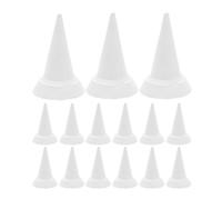 30pcs Ceramic Kiln Support for Pottery and Stoneware Glaze Firing | Alumina Ceramic, Cone Shaped White Design, Easy Placement, for Students and Craft Instructors