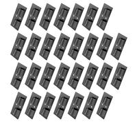 30Pcs Christmas Lighting Hanging Hook Patio Decorative Cord Holders Waterproof Adhesive Strips Cable Clip Enduring Waterproof Adhesive Strips String Light Clip