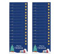 30Pcs Christmas Party Scratch Cards Gift Tickets for Birthday Wedding Celebration Creative for Recyclable