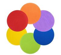 30PCS Classroom Magic Mark Sitting Carpet Spots Colorful Marker Round Stickers for Room Decoration(Mixed Color)