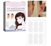 30PCS Clear Ear Support Patches,Waterproof Ear Stickers,Ea/r Lobe Support Patches,Cosmetic Ea/r Corrector,Invisible Ea/r Corrector for Big Ea/rs,Transparent Painless Lobe Suppor/t for Adults,Ea/r Tape