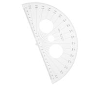 30pcs Clear Plastic Protractor for High School Math - Classroom & Student Essential