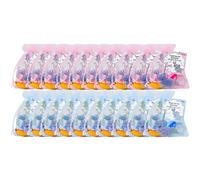 30Pcs Colorful Keyring Elephant Pendant Keychains Set Baby Shower Return Favor Guest Animal Theme Chain Elephant Shape Keychains