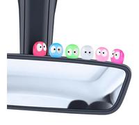 30PCS Colourful Luminous Soot Sprites,Mini Luminous Briquettes,Resin Animals,Glow in Dark Tree Elves Fairy,Cute Anime Decor for Car Rearview Mirror,Dashboard,Home,Office,DIY Funny Gifts (Multicolour)