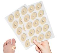 30pcs Corn Cushions,Bunion Plasters Corn Plasters Pads for Feet,Soft Latex Foam Pads,Self Adhesive Callus Pads Corn Pad Bunion Plasters Anti Corn Removal Friction Reduce Foot and Heel Pain(Ellipse)