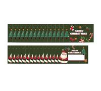 30Pcs Coupons Tickets Scratch Prizes Card for Birthday Holiday Event and Corporate Parties Creative Scratch Cards for Christmas Recyclable Christmas Scratch Cards