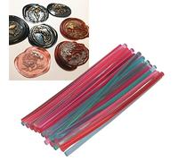 30Pcs Crystal Clear Hot Glue Gun Sticks,19.5cm Colored Hot Glue Sticks Strong Adhesion Good Toughness Hot Melting Glue Sealing Sticks for Crafts, Clothing, Decorations, Toys