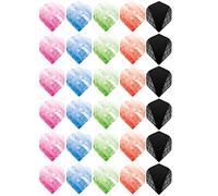 30PCS Darts Pet Feather Leaf Wings Adult Soft Tip Tail Wings Professional Tip Darts Accessories Pet Wings