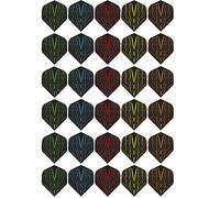 30PCS Darts Pet Feather Leaf Wings Adult Soft Tip Tail Wings Professional Tip Darts Accessories Pet Wings