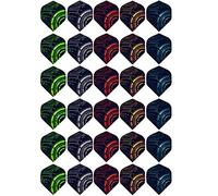 30PCS Darts Pet Feather Leaf Wings Adult Soft Tip Tail Wings Professional Tip Darts Accessories Pet Wings
