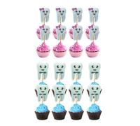 30pcs Dentist Theme Cake Toppers Birthday Party Cute Cupcake Decoration