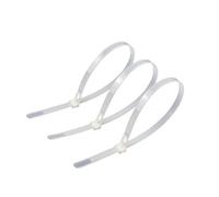 30PCS Detachable Nylon Strap White 5mm 8mm Reusable Plastic Self-Locking Retractable Zipper Fixed Black 5 * 200(White,8x300mm (30PCS))