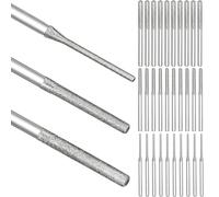 30pcs Diamond Drill Bits Set 1mm 2mm 2.5mm Micro Drill Bits for Glass Ceramic Stone Jewelry Making Diamond Tipped Drill Bits Rotary Tool Bits Accessories
