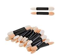 30pcs Disposable Eyeshadow Brush - Dual Sided Oval Sponge Applicator for Eyeliner, Eye Makeup Arts, Crafts, DIY, Nail Art, Beauty Tool