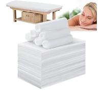 30PCS Disposable Fitted Massage Table Sheets, Elastic Spa Bed Covers, Breathable Non Woven Fabric Massage Table Protector for Tattoo, Hotel, Beauty Salon, Facial, Esthetician, 35" x 86"
