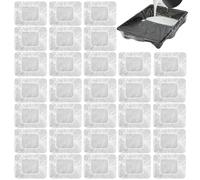 30Pcs Disposable Paint Tray Liners 9 Inch Paint Roller Tray Liners Paint Pan Liners Plastic Paint Tray Liner Bags Paint Tray Covers Large Paint Roller Tray Liner Set for Walls and Ceilings Painting