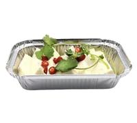 30PCS Disposable Tin Foil Lunch Boxes Takeout Fast Food Packaging Suitable for Baking Cooking Storage and Freezing Multi Purpose Aluminum Foil Convenient Practical