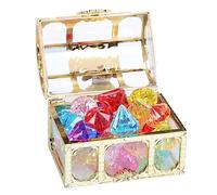 30Pcs Diving Gems Pool Toys For Kids Assorted Swimming Gems Dive Throw Toy For Pool Beach Bathroom Party Water Play Activity (Gold, 14x11. 5x9cm)