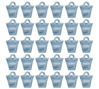 30PCS DIY Wedding Favors Candy Boxes Gift Boxes Elegant Party Favor Containers For Weddings Engagements Bridal Showers Blue Clouds Pink Island Marble Pattern Rouge Crabapple Sea (coral sea)