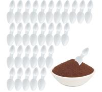 30PCS Double Sided Spoon, Plastic Measuring Spoons Dual Sided Teaspoons Reusable Medicine Spoon Coffee Powder Spoons for Ingredients Kitchen Baking Cooking