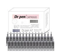 30pcs Dr. Pen A7 Replacement Beauty Cartridges - 3D Nano Tips for Daily Gentle Surface Use, EO Sterilised Single-Use and Individually Sealed, Hygienic Monthly Maintenance Pack for Home or Salon Use